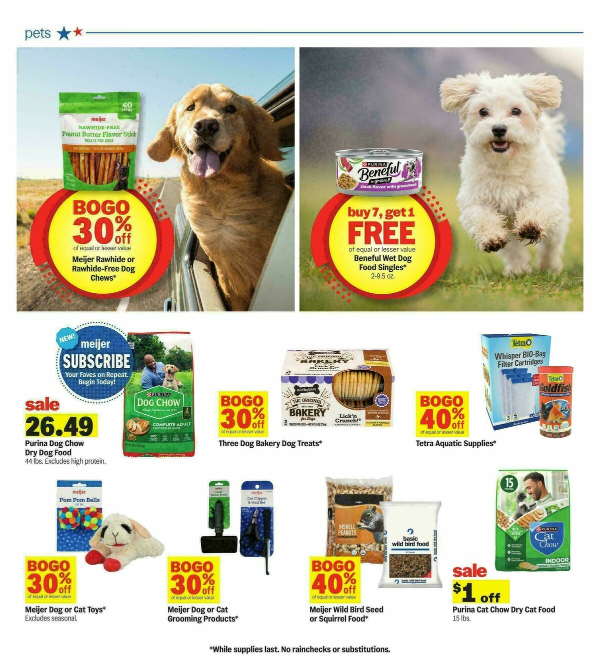Meijer Weekly Ad from August 26