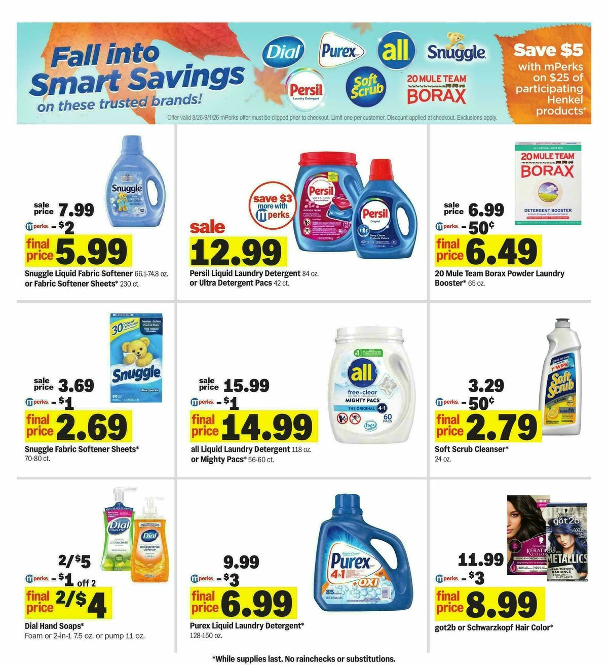 Meijer Weekly Ad from August 26