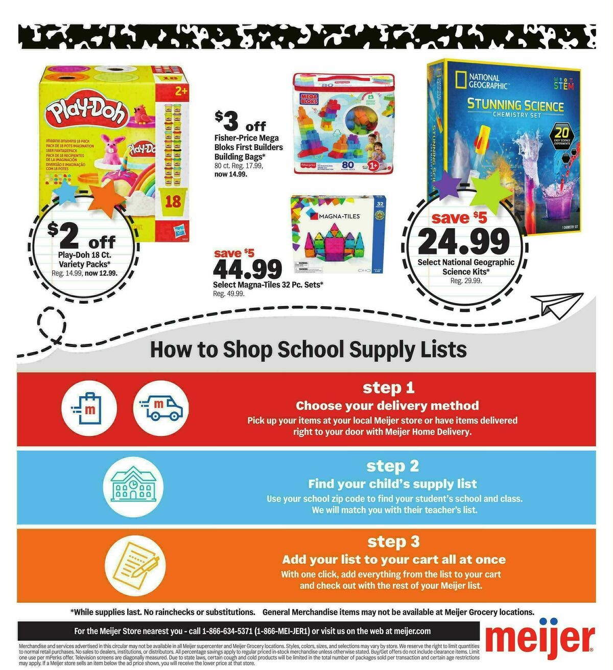 Meijer School deals under $1 Weekly Ad from August 26