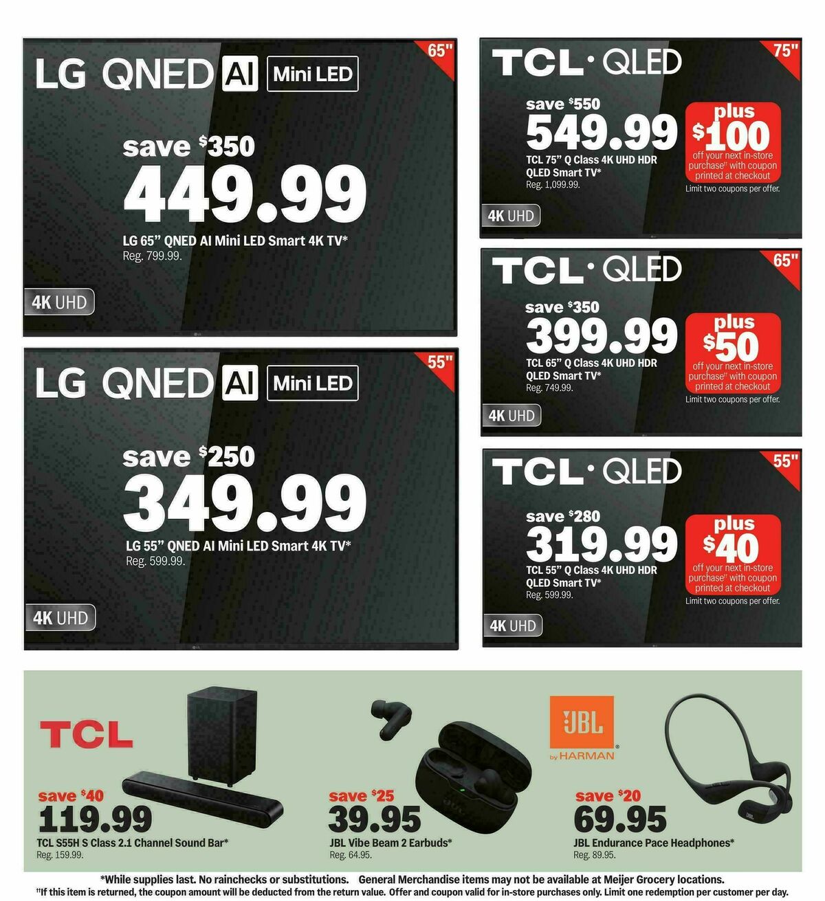 Meijer College vibes. real low prices. Weekly Ad from August 26