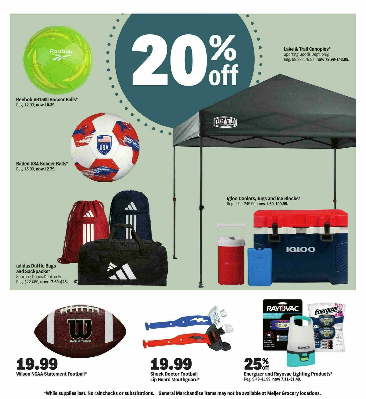 Meijer College vibes. real low prices. Weekly Ad from August 26