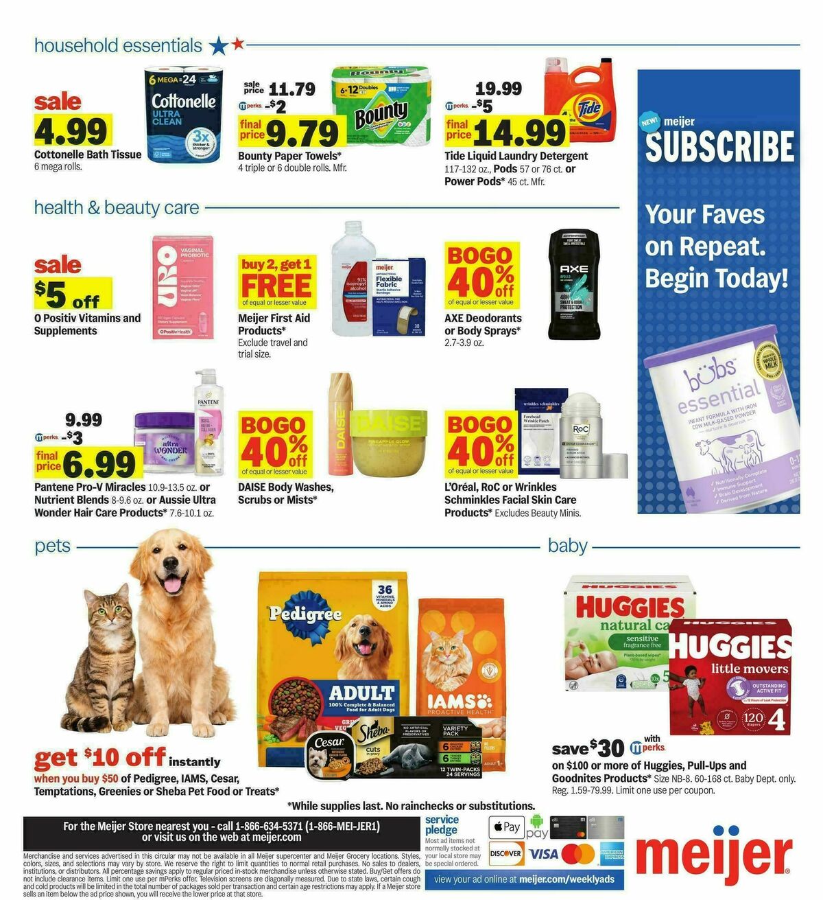 Meijer Weekly Ad from September 2