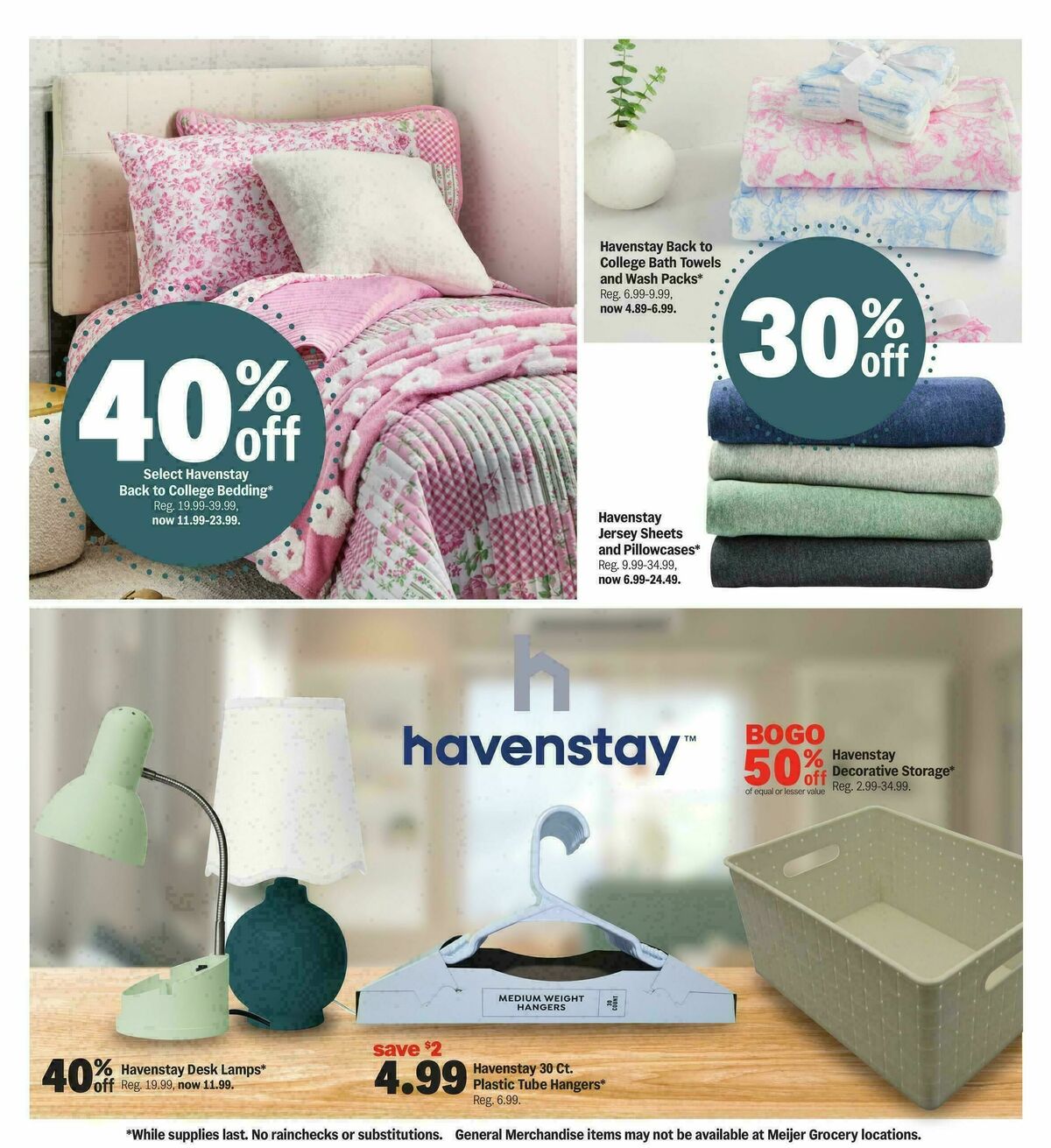 Meijer College vibes. Real low prices. Weekly Ad from September 2