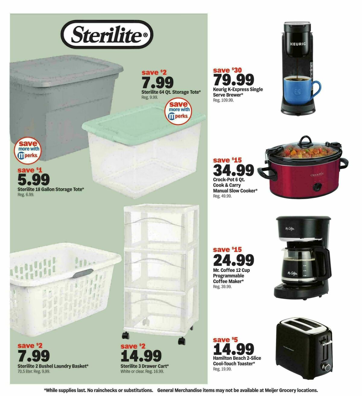 Meijer College vibes. Real low prices. Weekly Ad from September 2