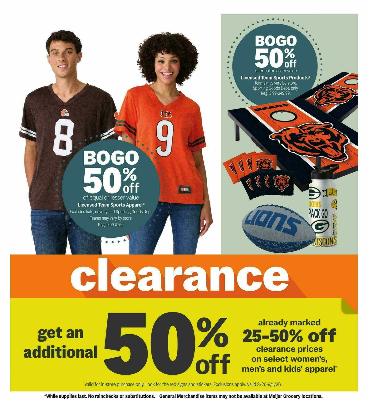 Meijer College vibes. Real low prices. Weekly Ad from September 2