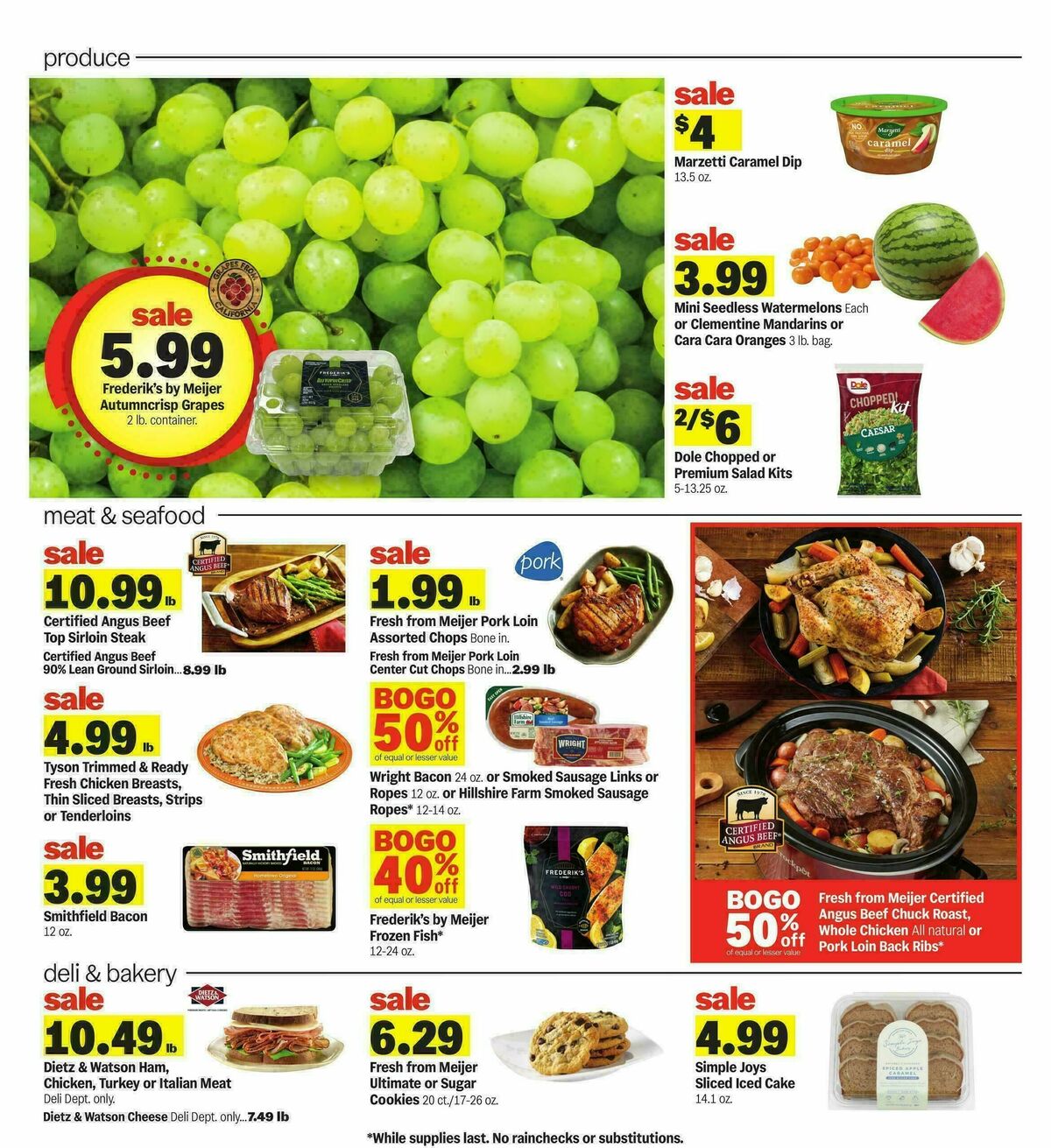 Meijer Weekly Ad from September 9