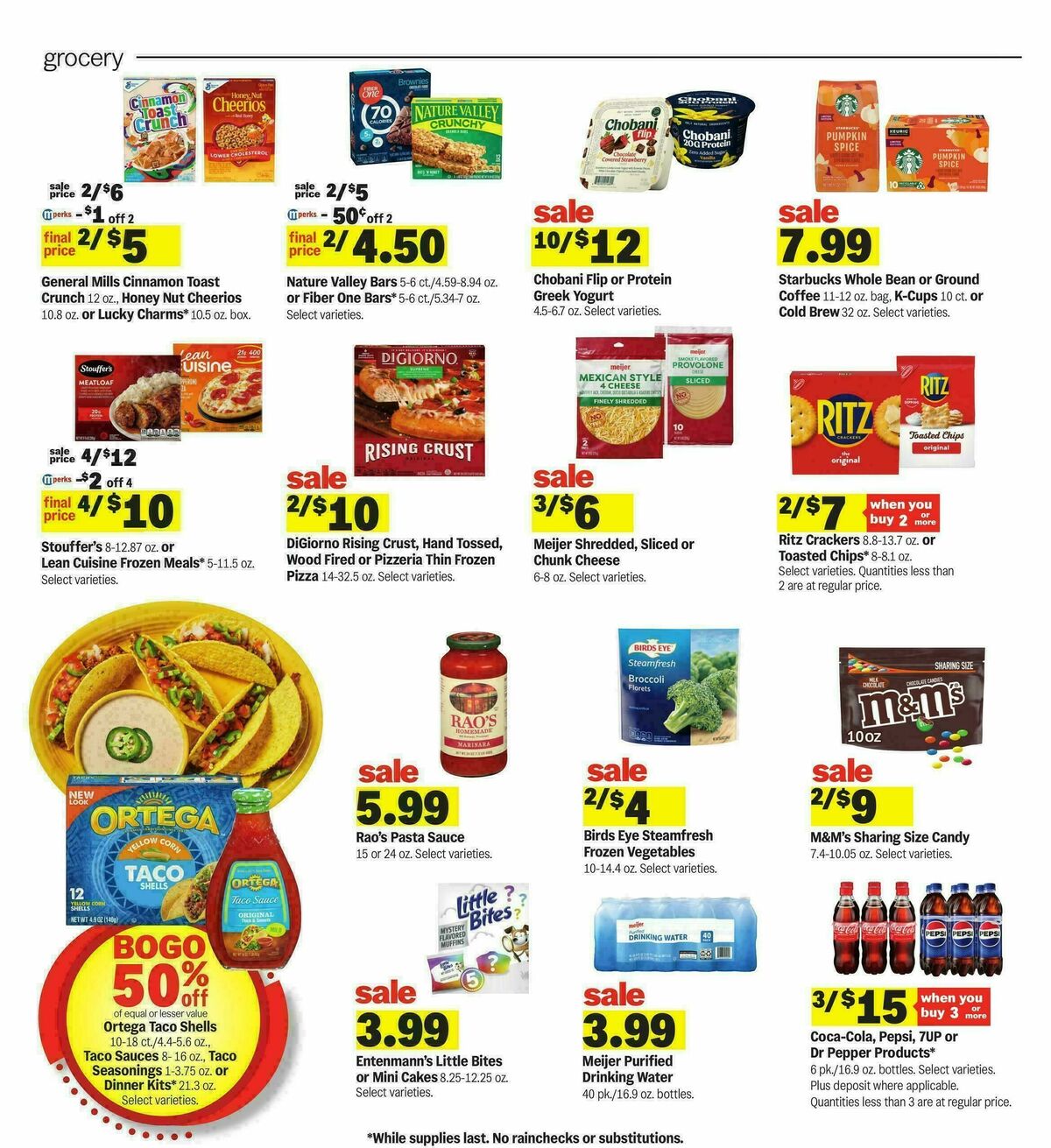 Meijer Weekly Ad from September 9