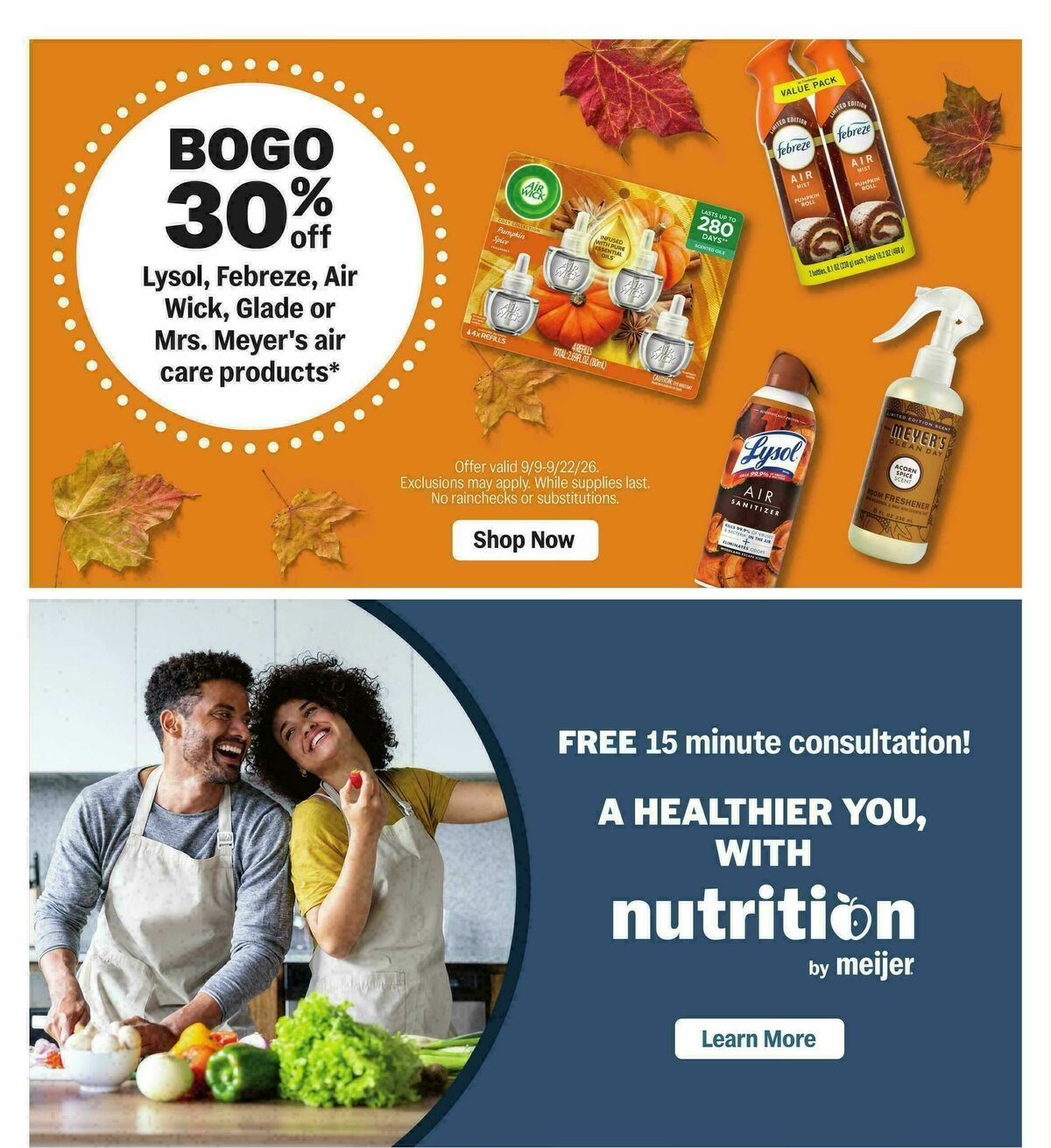 Meijer Weekly Ad from September 9