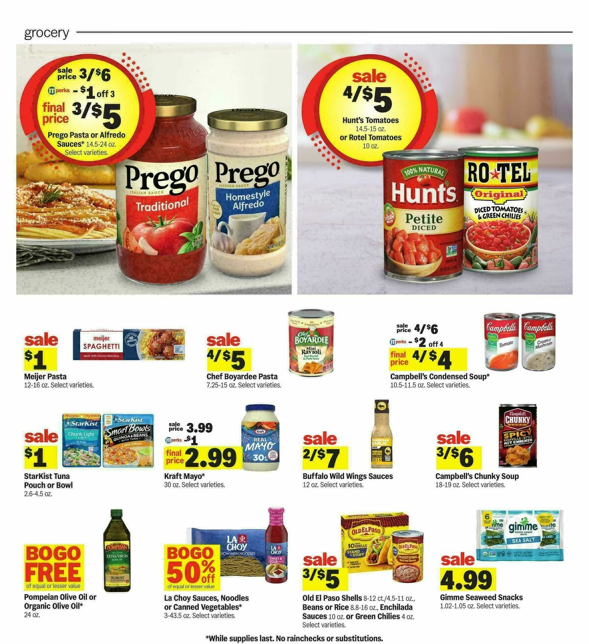 Meijer Weekly Ad from September 9