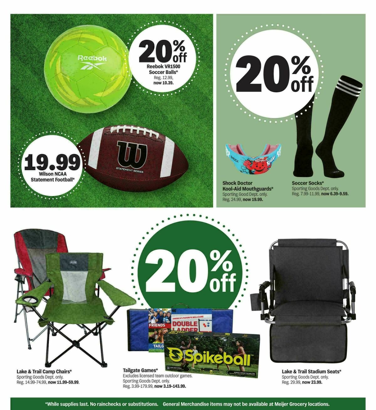 Meijer Tailgating daels for every fan Weekly Ad from September 9