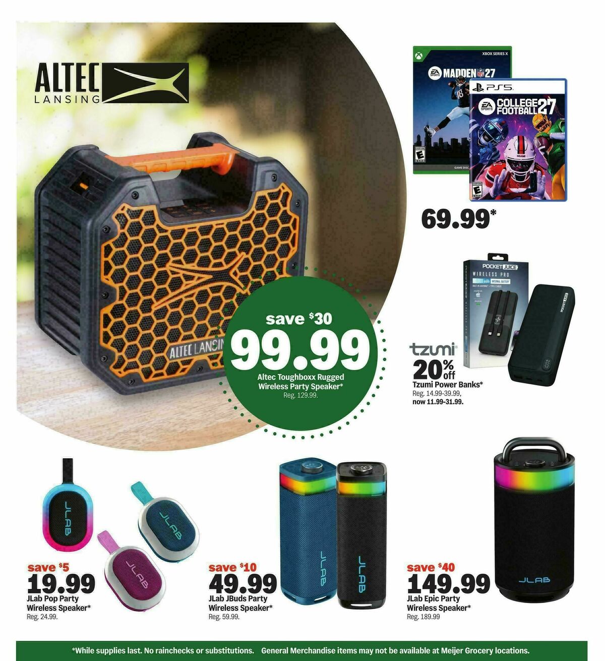 Meijer Tailgating daels for every fan Weekly Ad from September 9