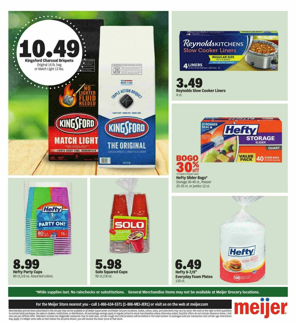 Meijer Tailgating daels for every fan Weekly Ad from September 9