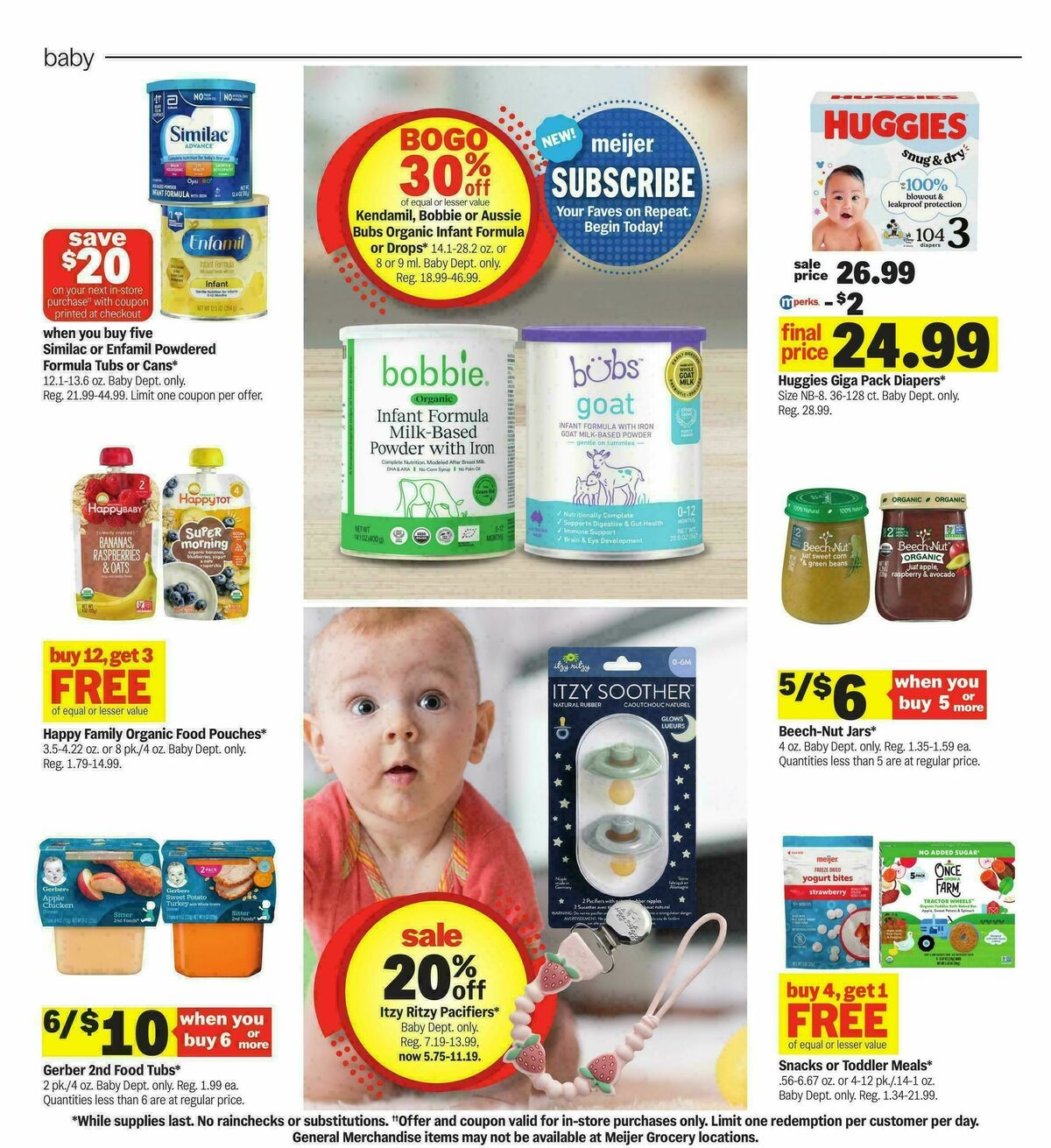 Meijer Weekly Ad from September 16