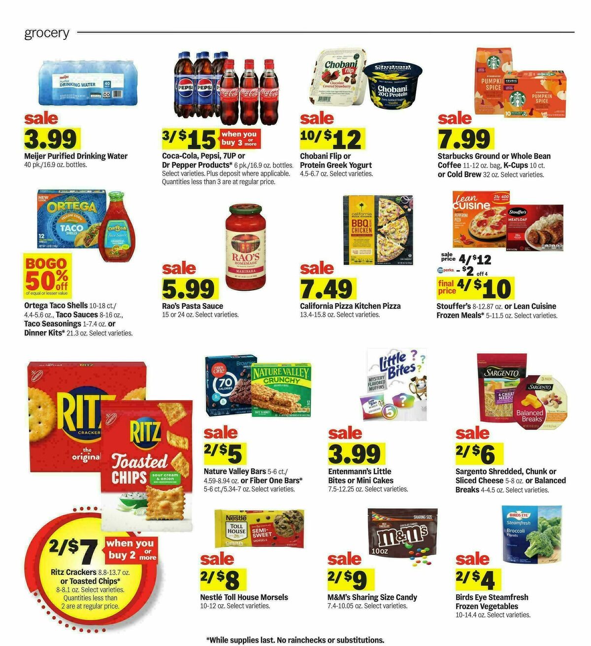 Meijer Weekly Ad from September 16
