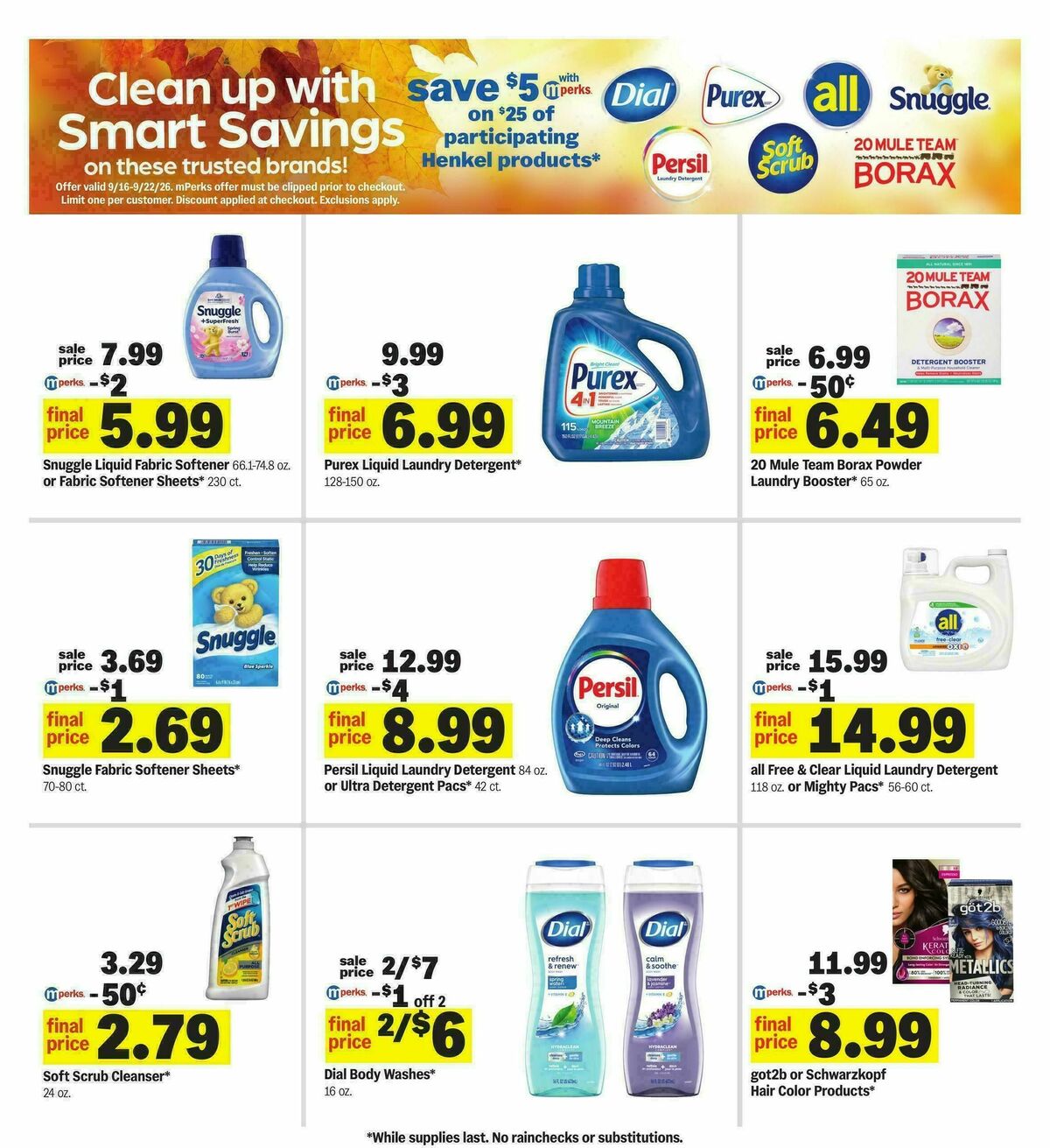 Meijer Weekly Ad from September 16