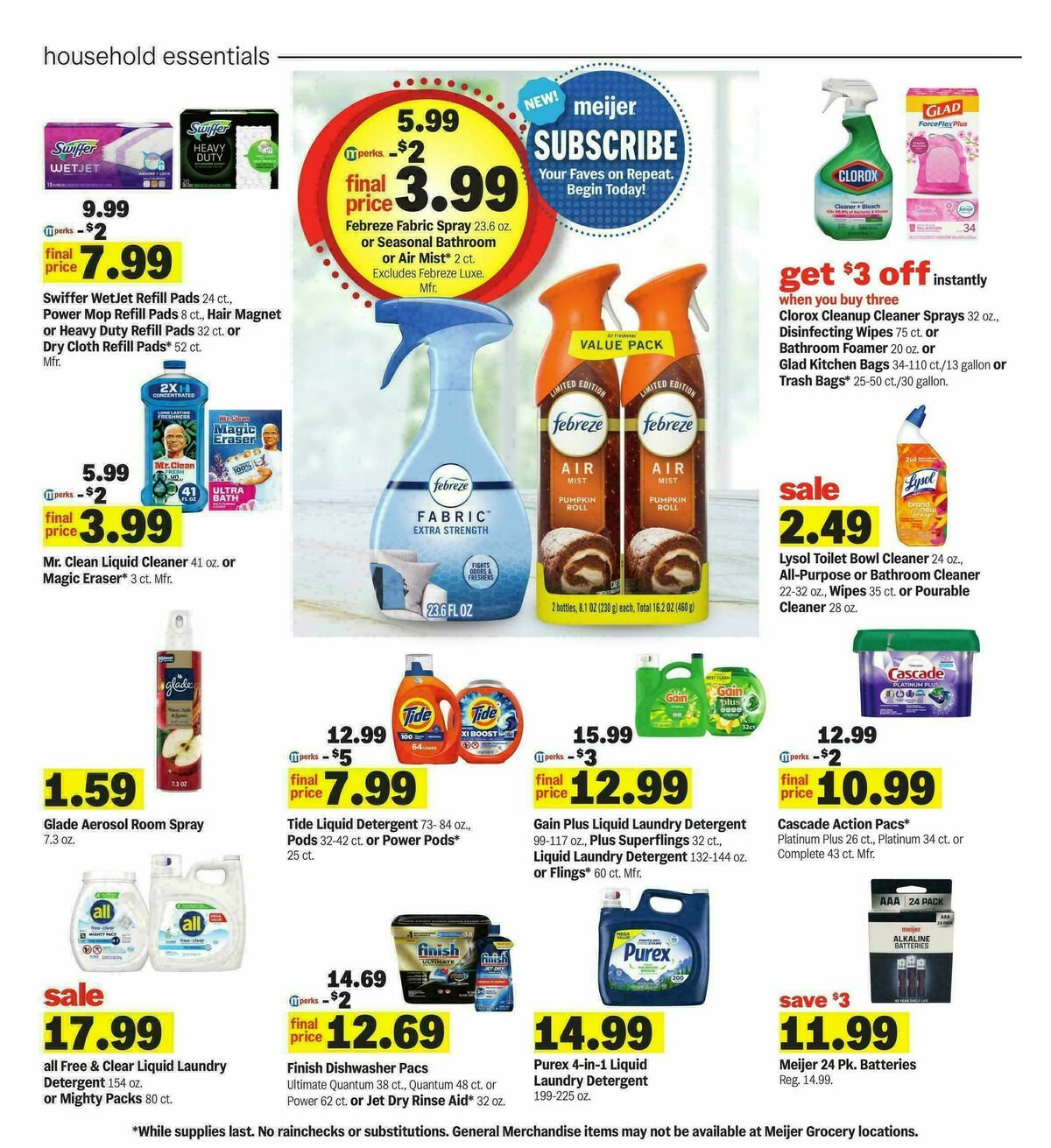 Meijer Weekly Ad from September 23