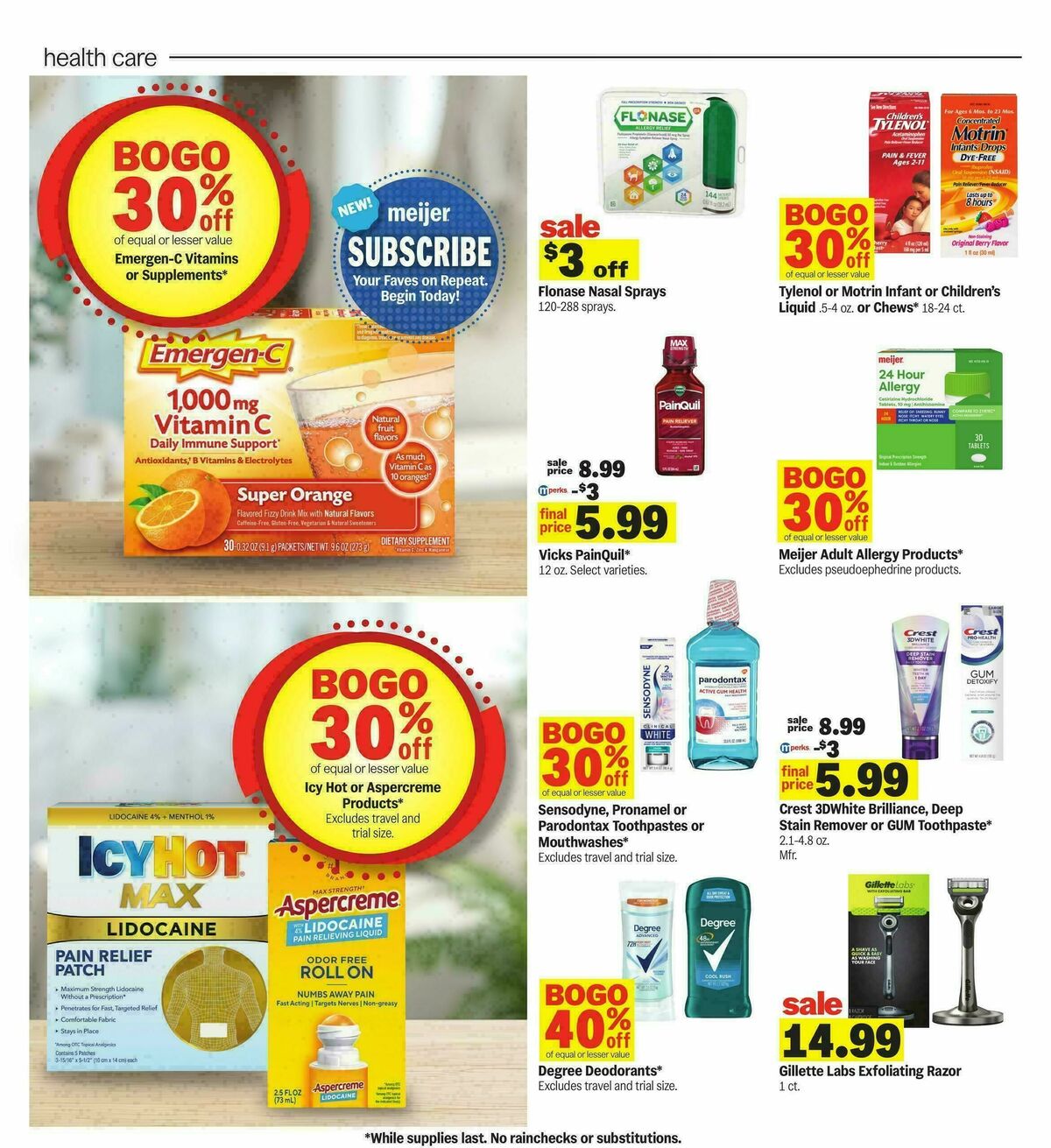 Meijer Weekly Ad from September 23
