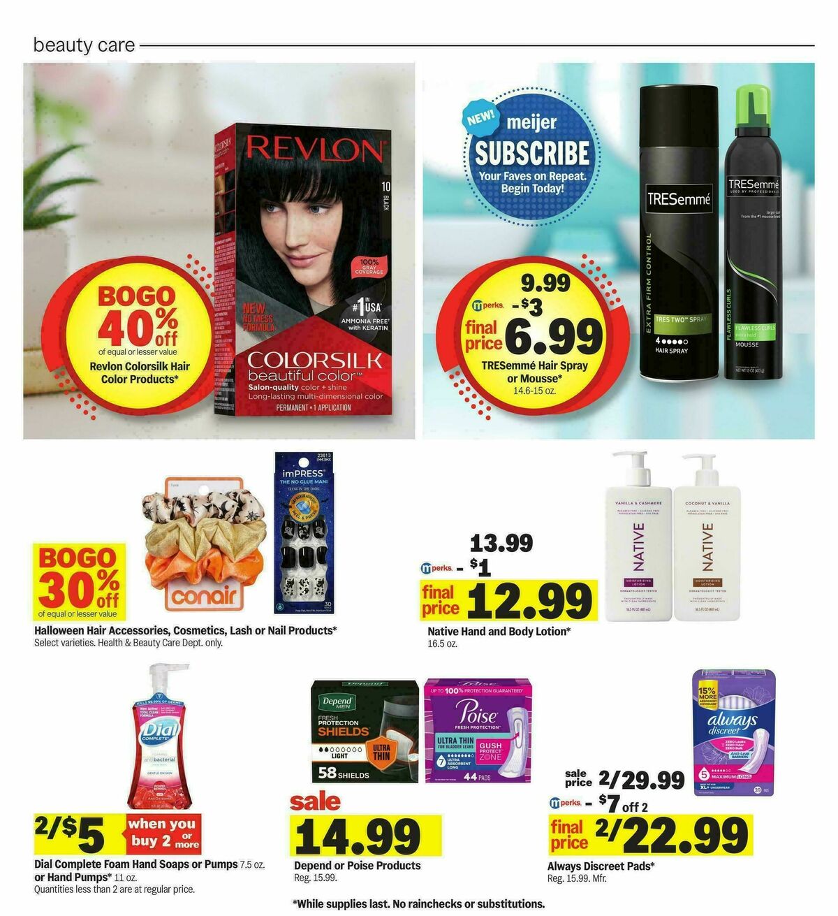 Meijer Weekly Ad from September 23