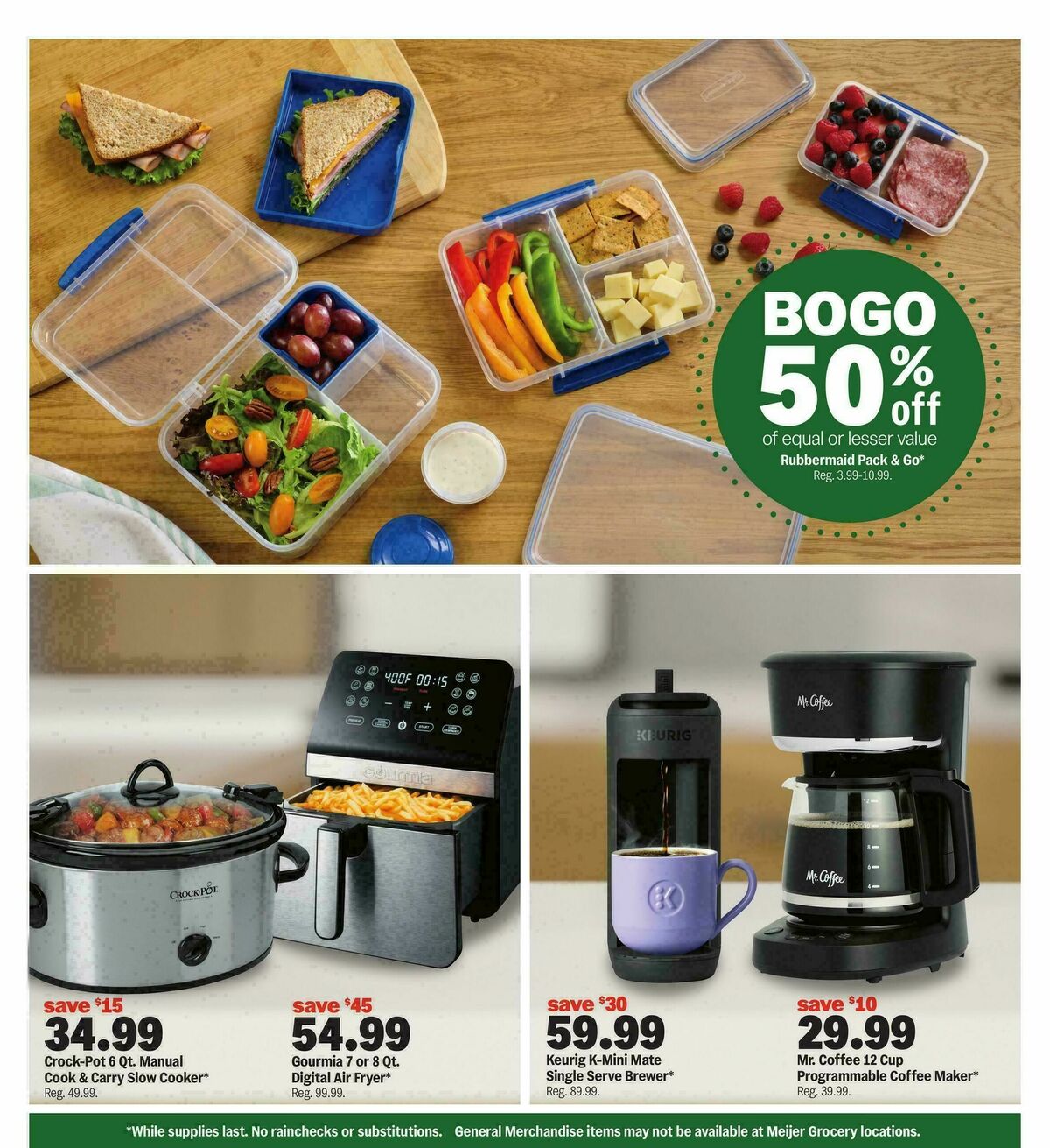 Meijer Big stores real low prices Weekly Ad from September 23