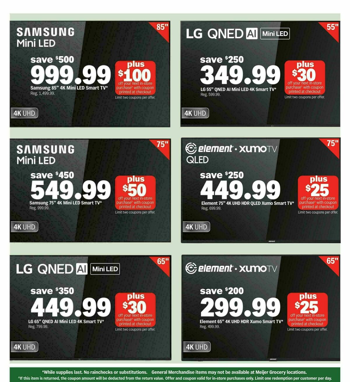 Meijer Big stores real low prices Weekly Ad from September 23