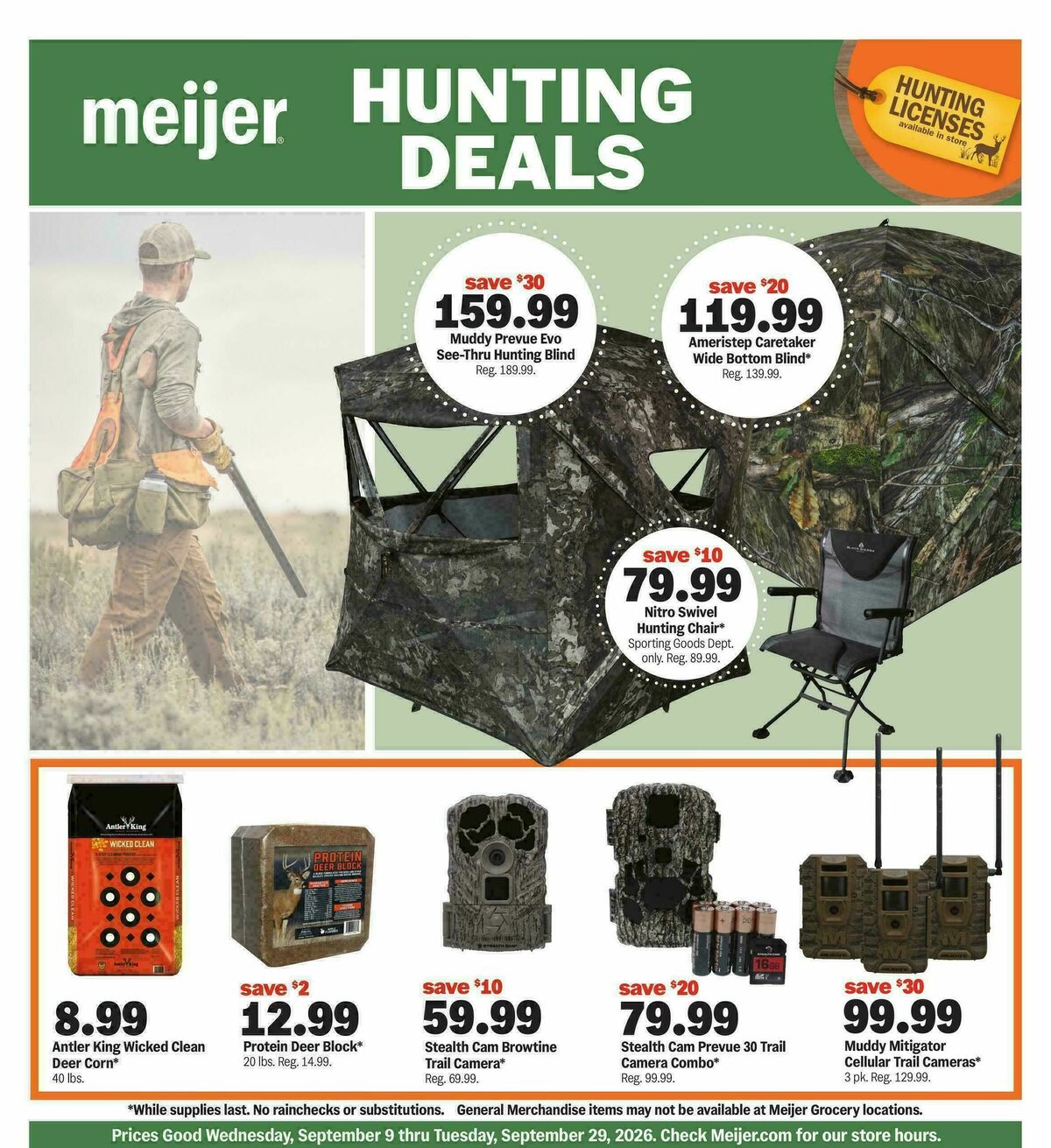 Meijer Big stores real low prices Weekly Ad from September 23