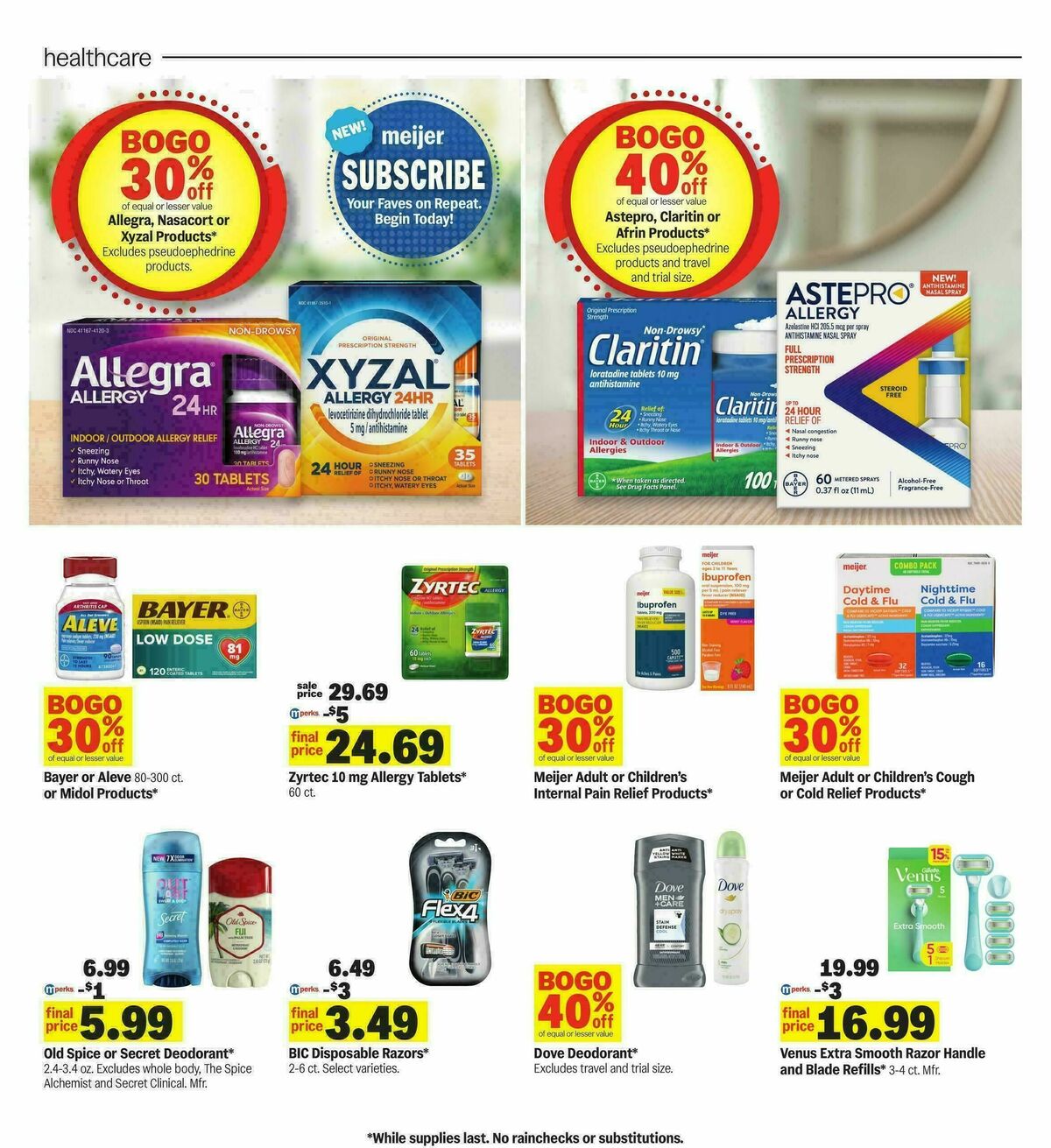 Meijer Weekly Ad from September 30