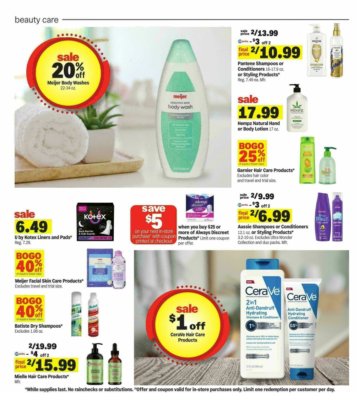 Meijer Weekly Ad from September 30