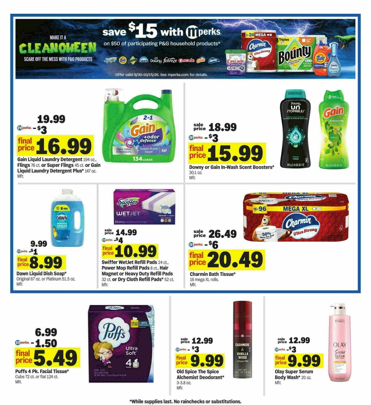 Meijer Weekly Ad from September 30