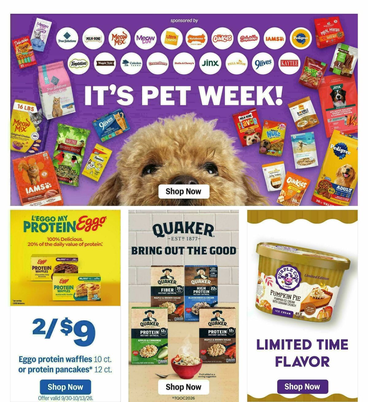 Meijer Weekly Ad from September 30