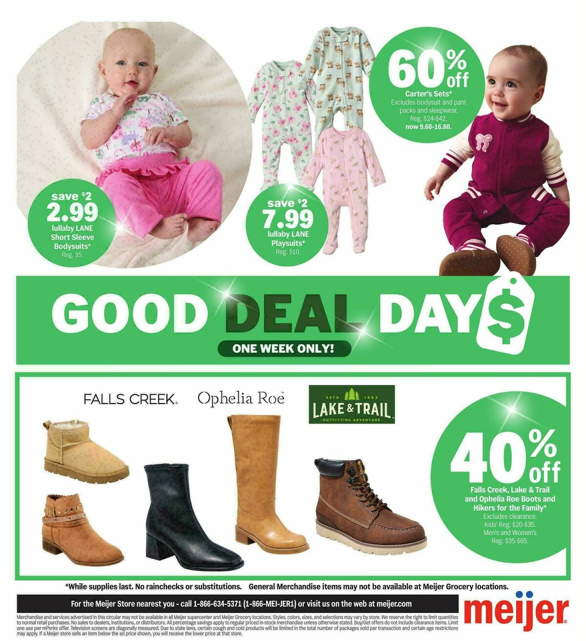 Meijer Good deal days. one week only! Weekly Ad from October 7