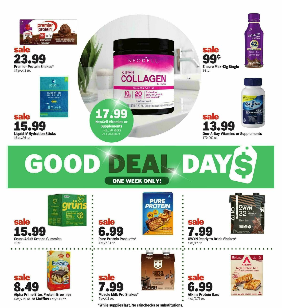 Meijer Good deal days. one week only! Weekly Ad from October 7