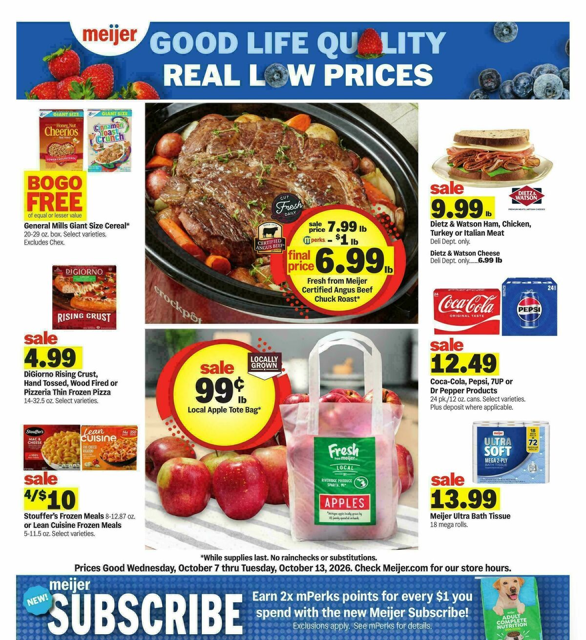 Meijer Weekly Ad from October 7
