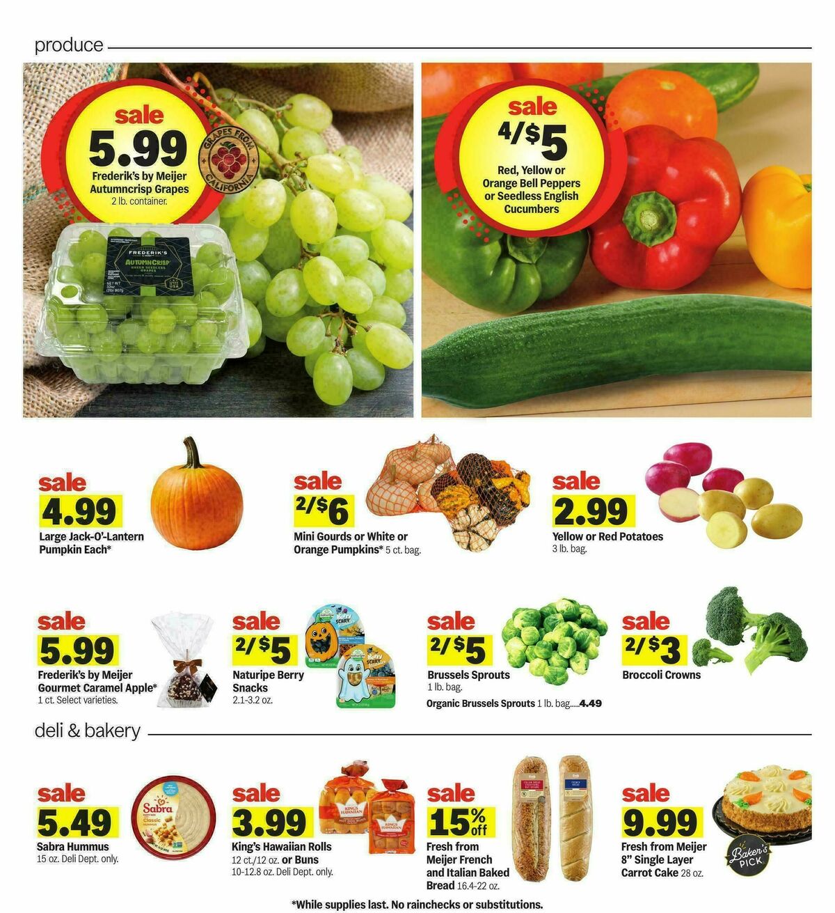 Meijer Weekly Ad from October 7