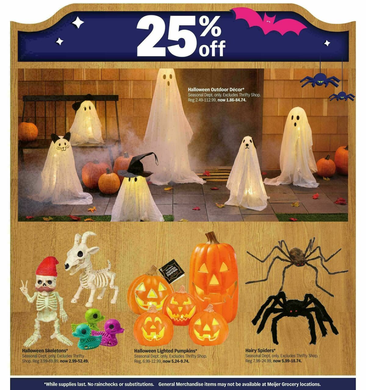 Meijer Happy Halloween Weekly Ad from October 7