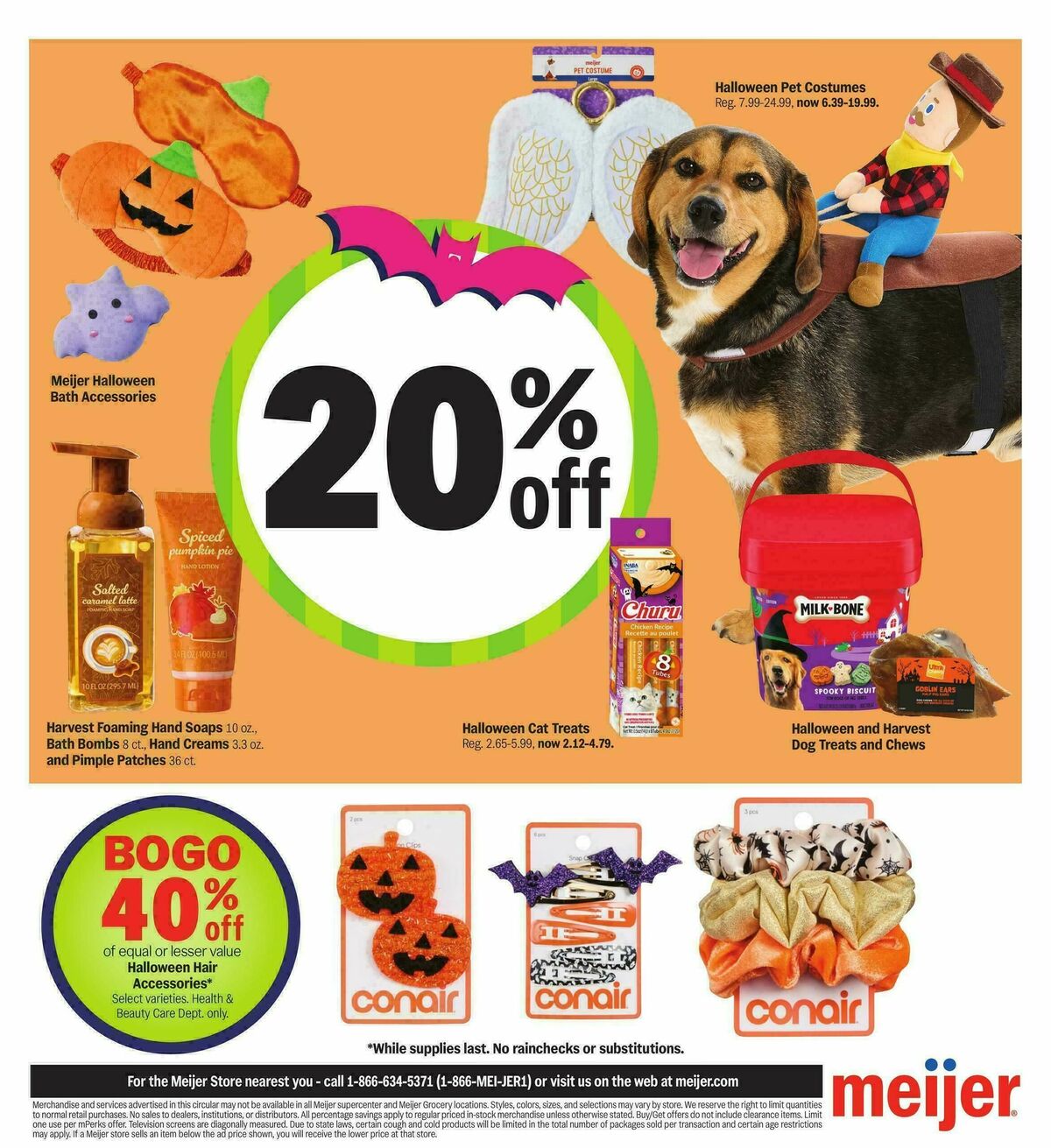 Meijer Happy Halloween Weekly Ad from October 7