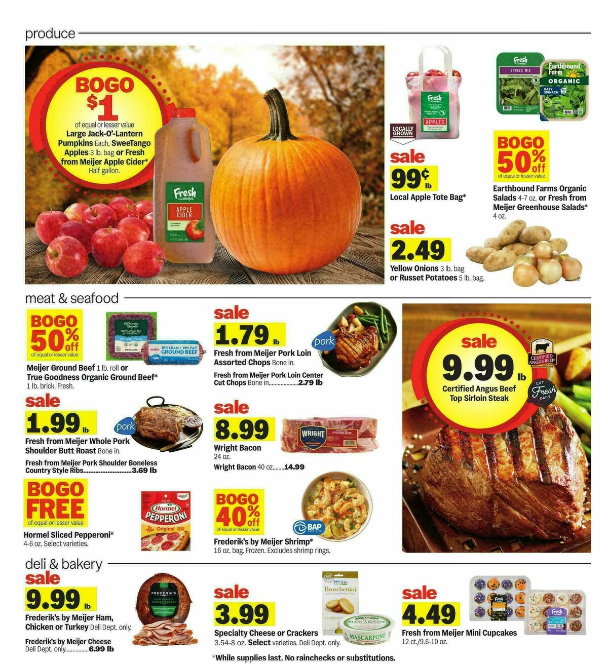 Meijer Weekly Ad from October 14