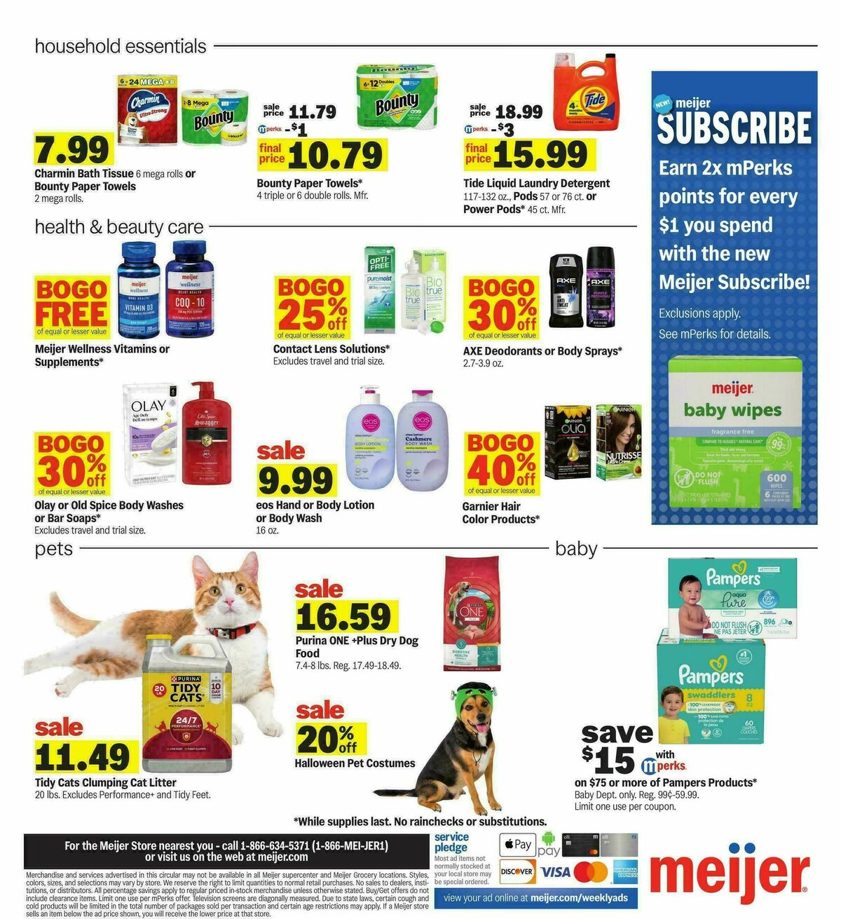 Meijer Weekly Ad from October 14