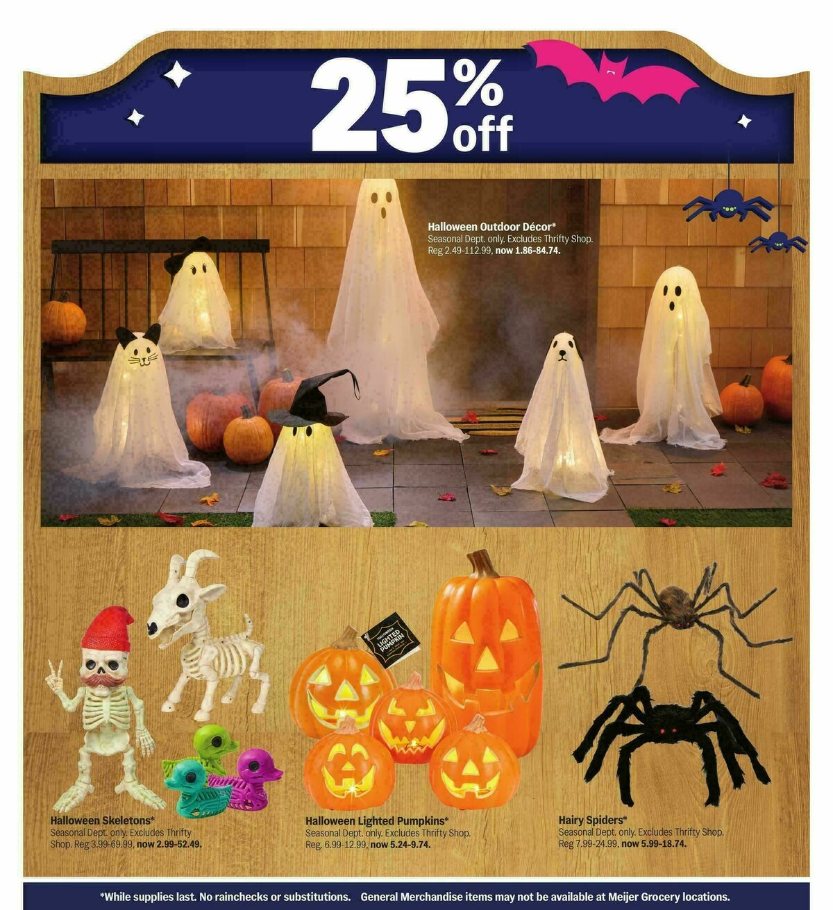 Meijer Happy Halloween Weekly Ad from October 14
