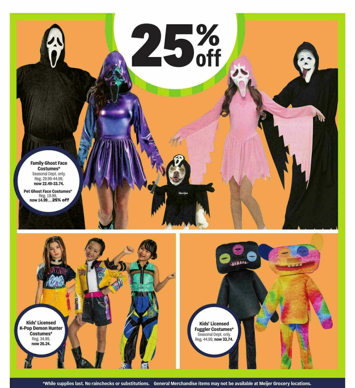 Meijer Happy Halloween Weekly Ad from October 21