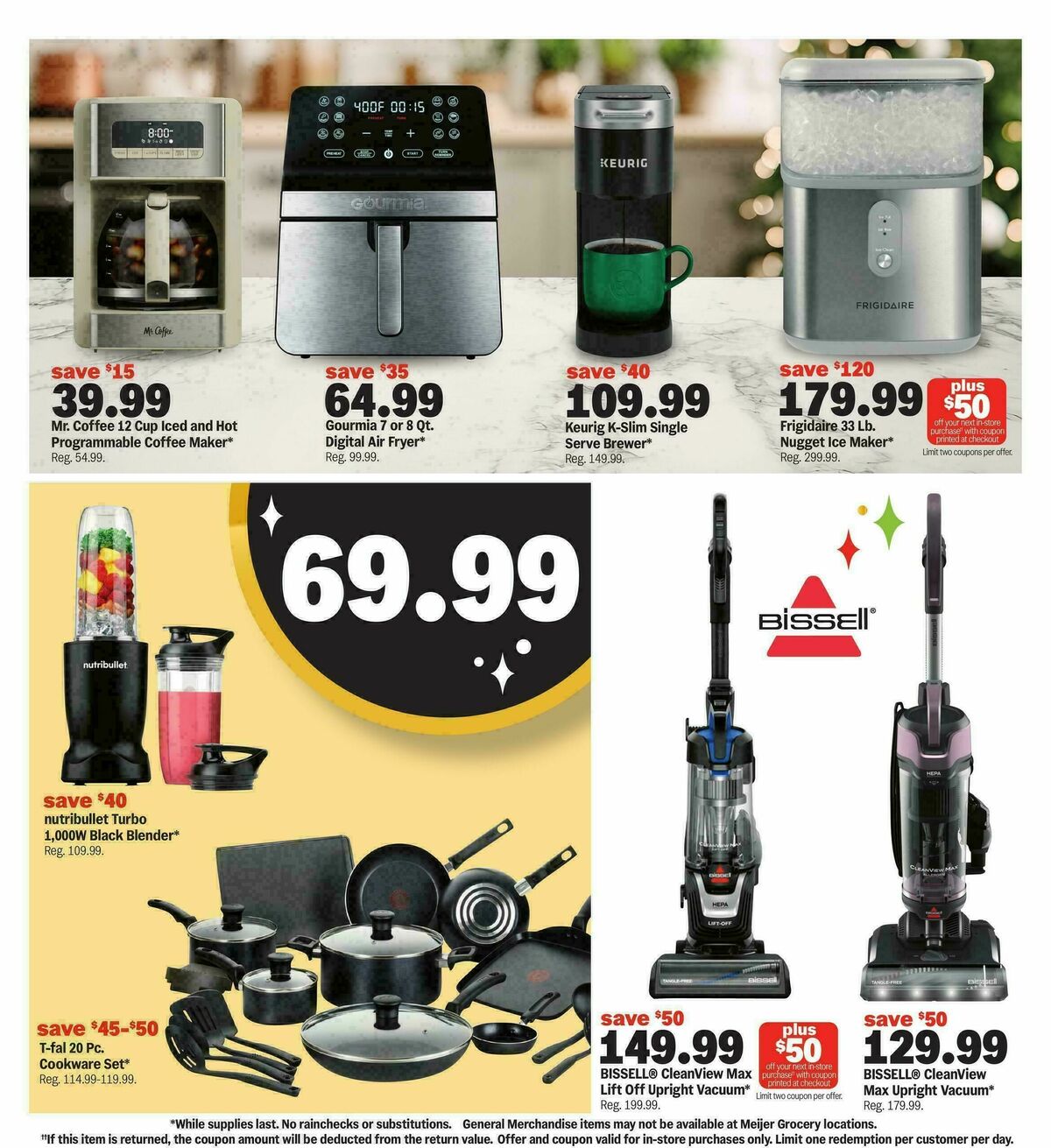 Meijer Early Holiday Deals! Weekly Ad from October 21