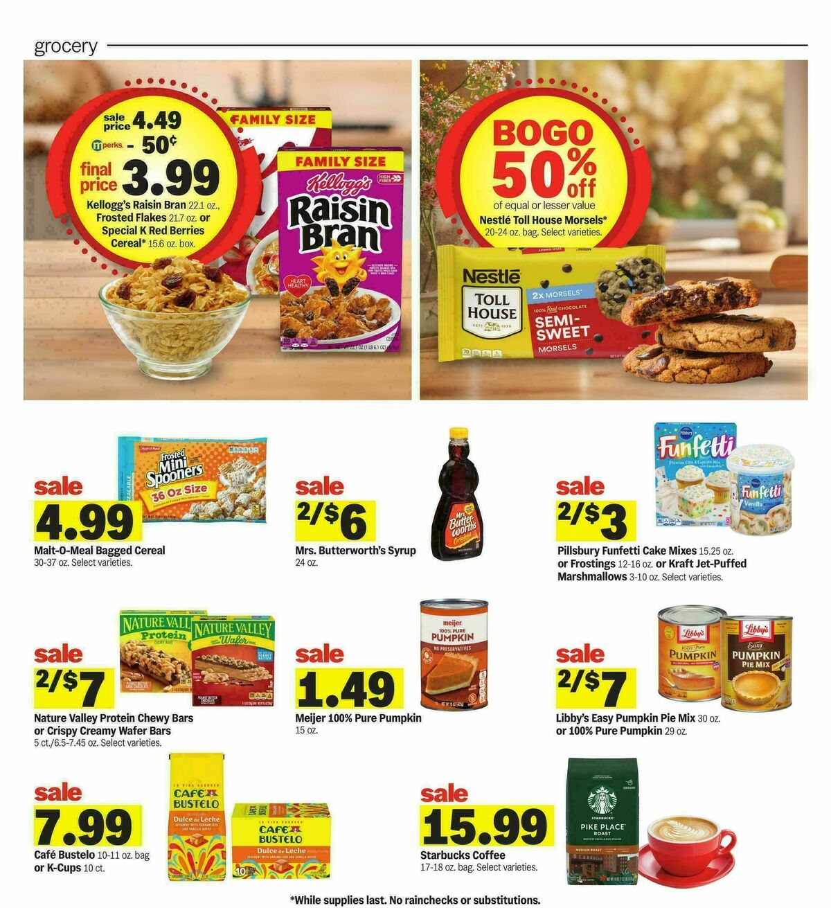 Meijer Weekly Ad from October 28