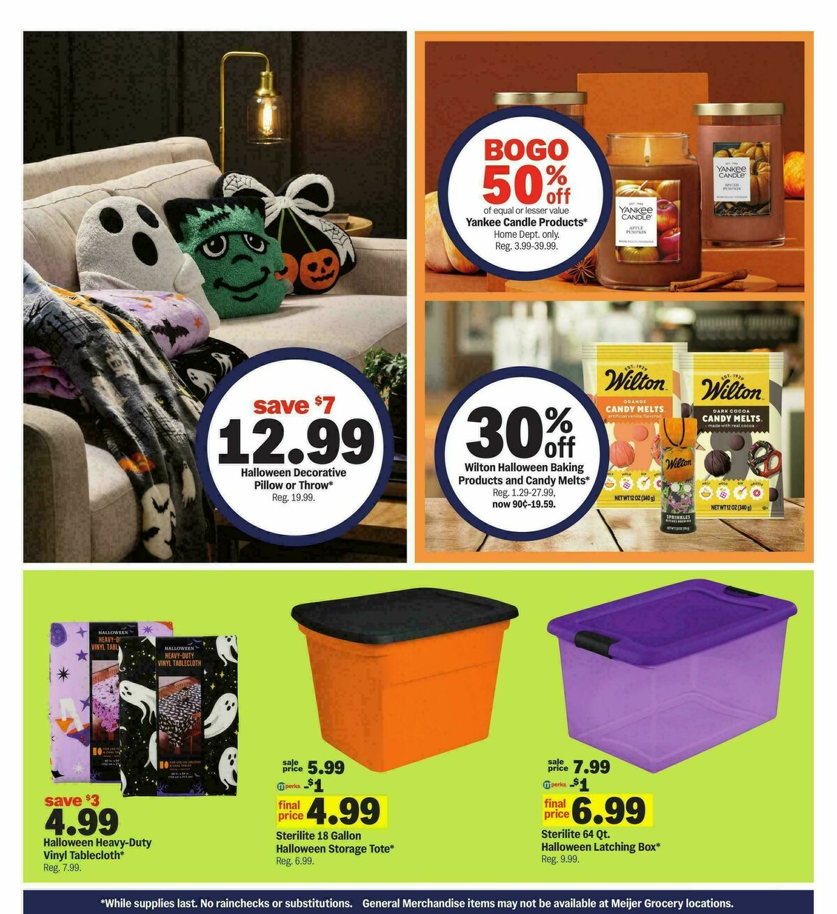 Meijer Happy Halloween Weekly Ad from October 28