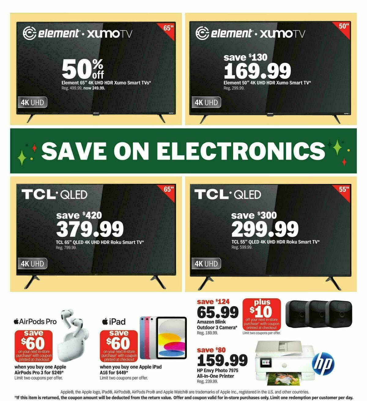 Meijer Early Holiday Deals Weekly Ad from October 28
