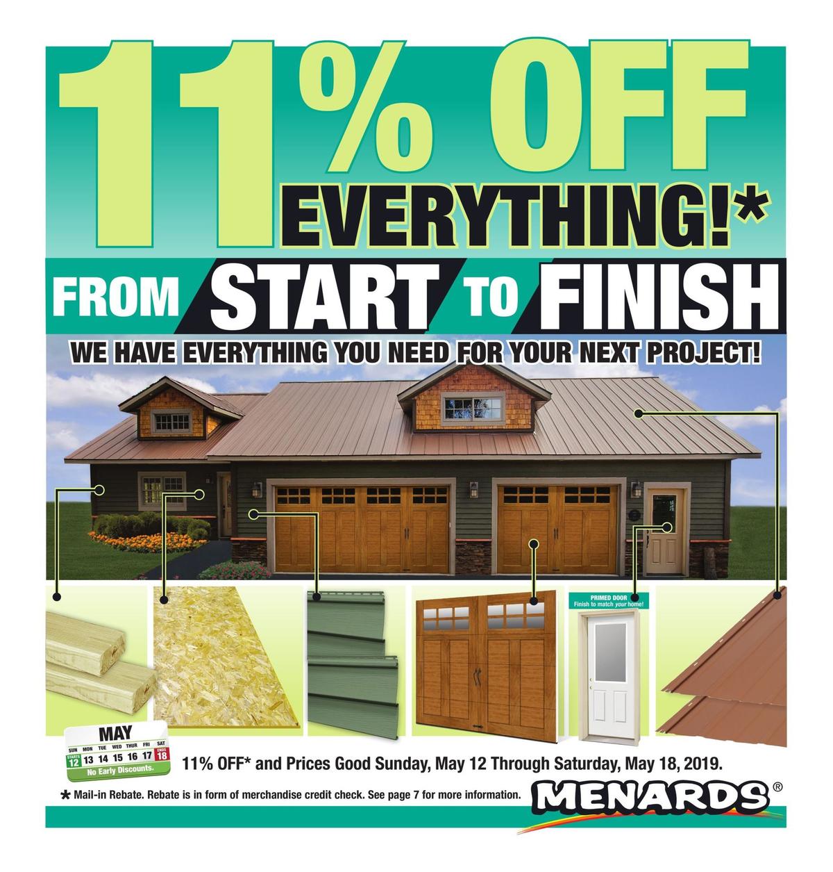 Menards Weekly Ad from May 12