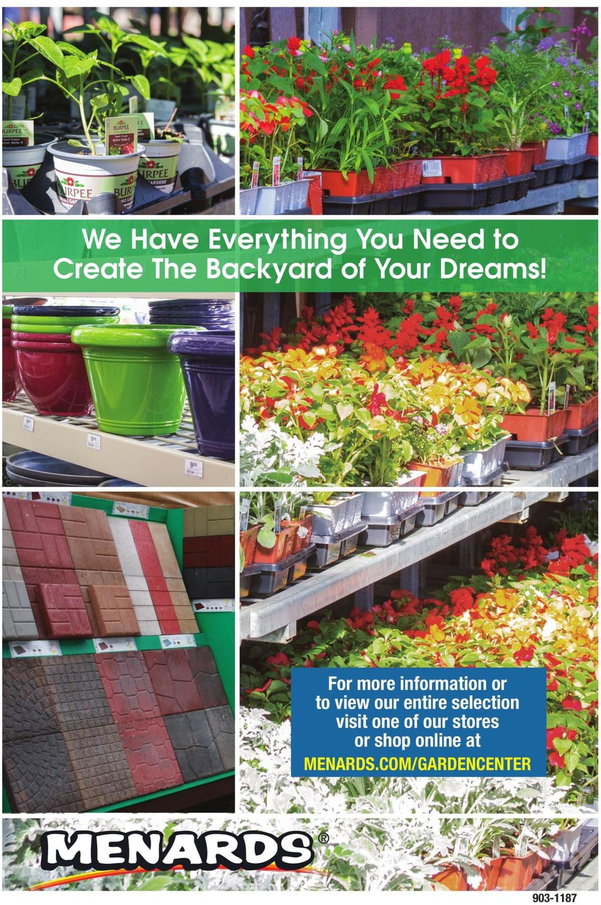 Menards Lawn & Garden Weekly Ad from May 3