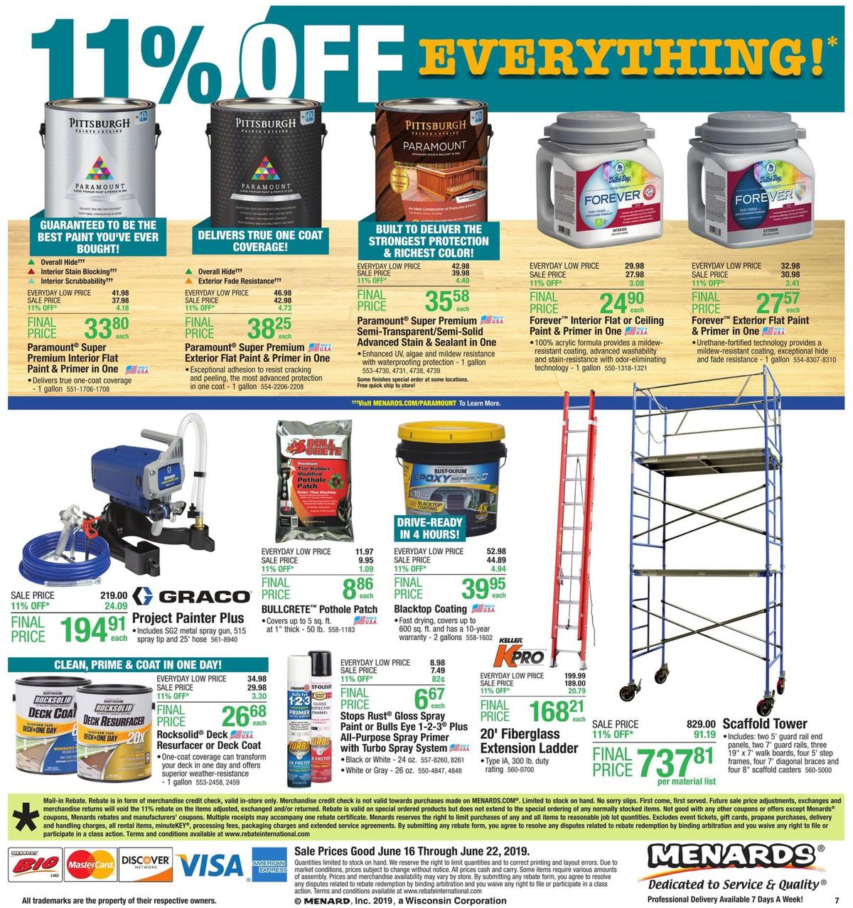 Menards Weekly Ad from June 16