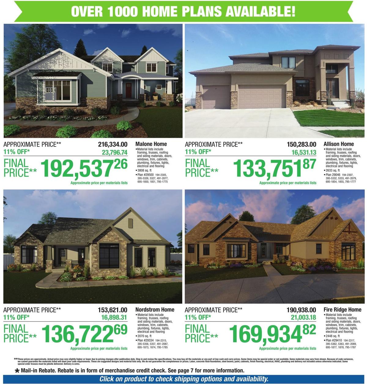 Menards 11% Rebate Sale Weekly Ad from August 4