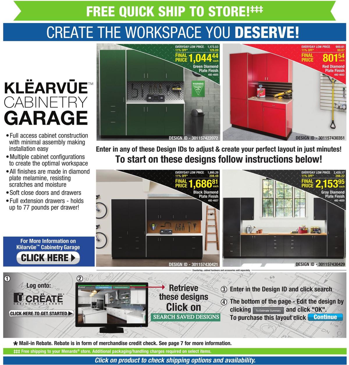 Menards 11% Rebate Sale Weekly Ad from August 4