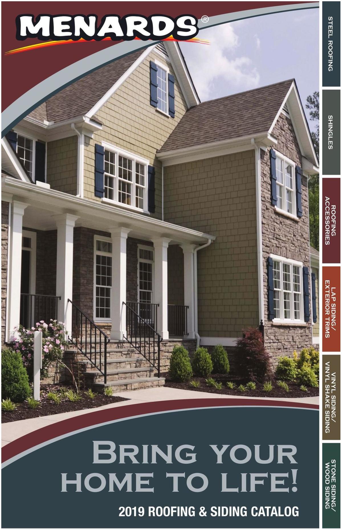 Menards Roofing & Siding Catalog Weekly Ad from August 11