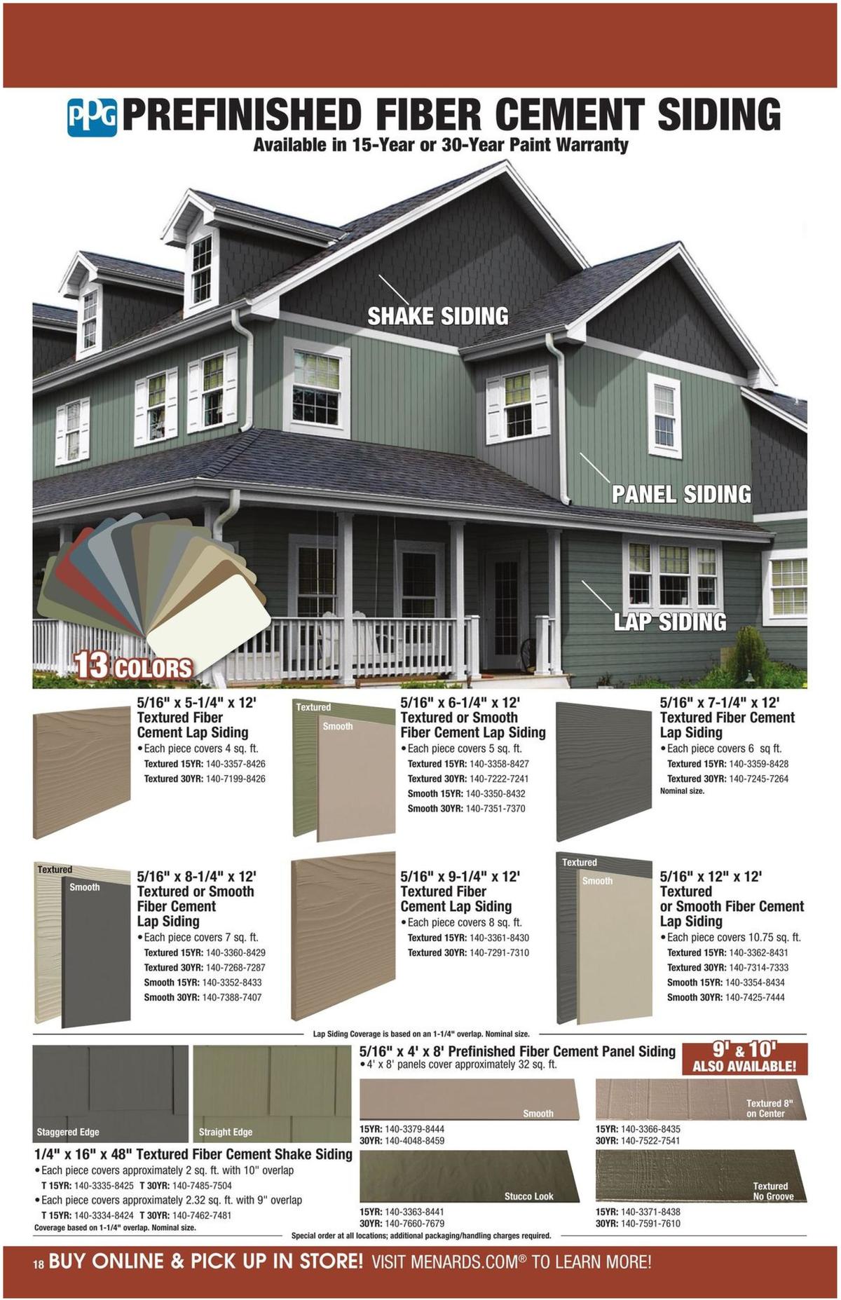 Menards Roofing & Siding Catalog Weekly Ad from August 11